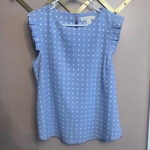 Blue Polka Dots Blouse